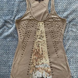 Sequin Tank Top